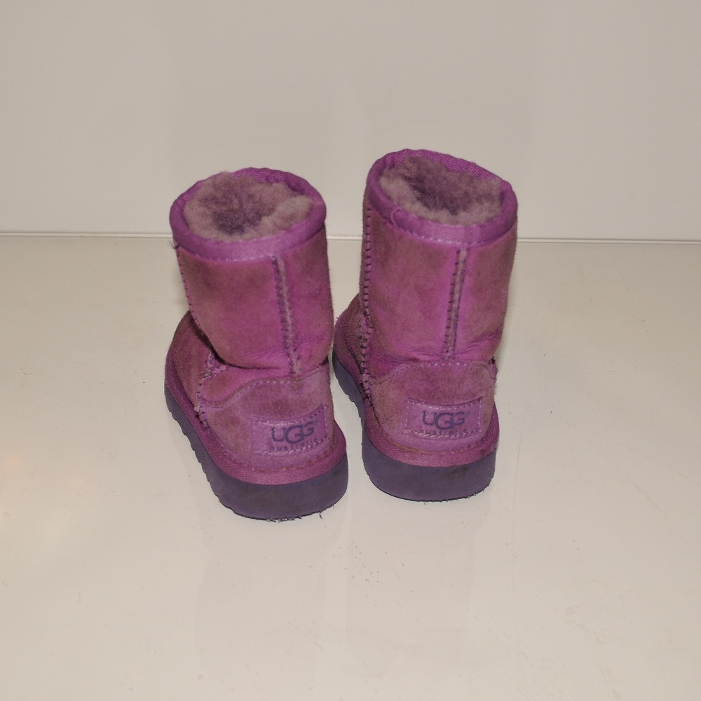 Classic Boot UGG Boots Purple 5251T Girls 6 3084 - Picture 4 of 8